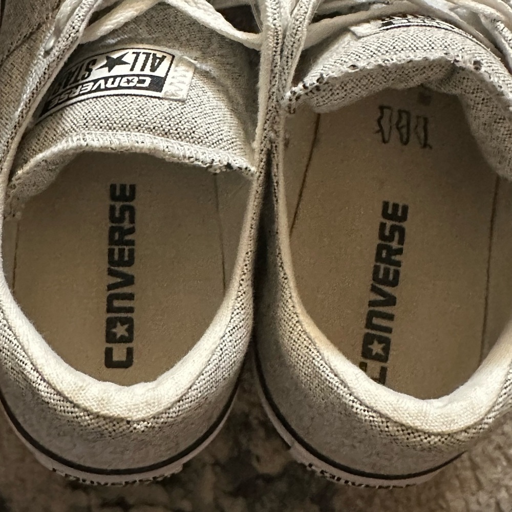 Converse Womens Madison speckled Grey Sneakers Size 8 - Picture 3 of 6